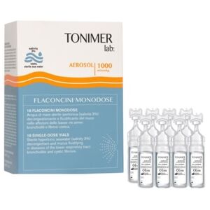 Tonimer Ganassini Linea Pulizia e Salute Lab Soluzione Hypertonic 18 Fiale 3 ml