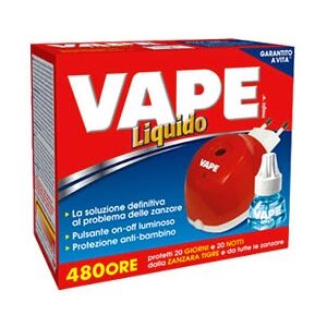 Vape Linea Insetti Volanti Insetto-Repellente Emanatore Con Ricarica Liquida