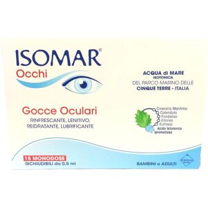 ISOMAR Occhi Gocce Oculari 15 Flaconicini Monodose Da 0,5 Ml