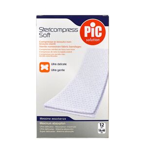 PIC Stericompress Soft Compresse In Tessuto Sterile 12 Pcs 18x40cm