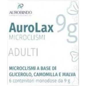 AUROBINDO Aurolax Microclismi 6 Flaconcini Da 9 Grammi