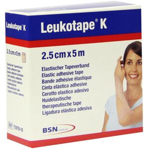 BSN MEDICAL Leukotape K 1 Cerotto Elastico Da 2,5cmx5m Sabbia