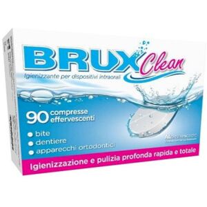 BRUX Clean Igienizzante Per Dispositivi Intraorali 90 Compresse Effervescenti