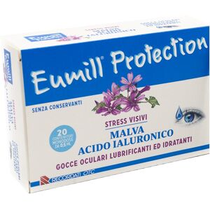 EUMILL Protection Stress Visivi Gocce Oculari Lubrificanti E Idratanti 20 Fiale Da 0,5ml