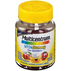 Multicentrum Vita Gummy 30 Caramelle Gommose Ciliegia, Arancia, Fragola E Lampone