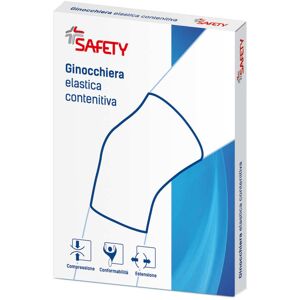 SAFETY Ginocchiera Elastica Contenitiva 1 Ginocchiera Media 37-43 Cm