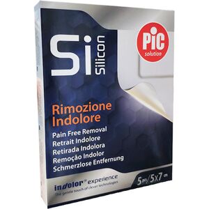 PIC Silicon - Cerotto Rimozione Indolore 5pcs 5 Cm X 7 Cm