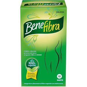 BENEFIBRA Fibra Liquida Al Gusto Mela Verde 12 Bustine