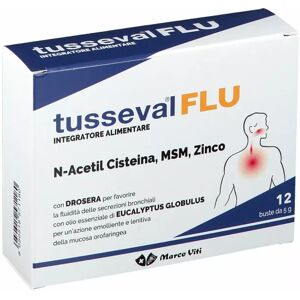 MARCO VITI Tusseval-Flu 12 Buste Da 5 Grammi