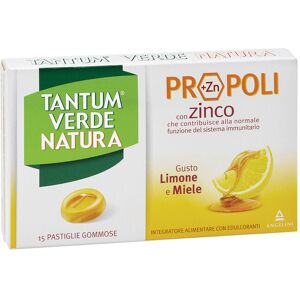 TANTUM Verde Natura Propoli Con Zinco 15 Compresse Masticabili Eucalipto E Miele