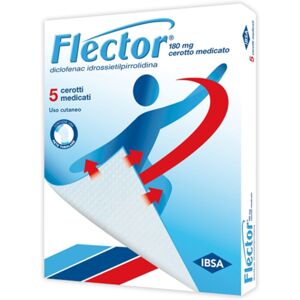 Flector 180 Mg Cerotto Medicato 5 Cerotti Medicati