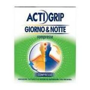 Actigrip 500 Mg + 60 Mg Compresse 12 Compresse Giorno + 500 Mg + 25 Mg Compresse 4 Compresse Notte