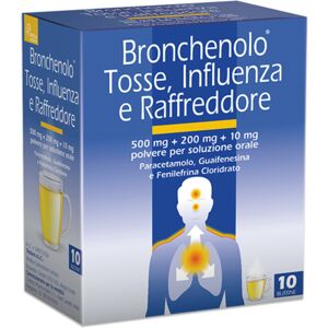 Bronchenolo 500 Mg + 200 Mg + 10 Mg Polvere Per Soluzione Orale 10 Bustine In In/alu/ldpe/carta