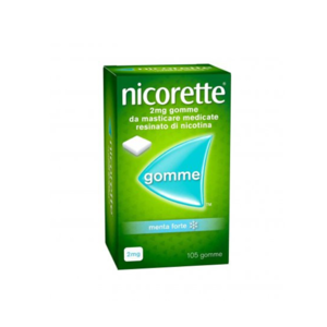 Nicorette 2 Mg Gomme Da Masticare Medicate Gusto Menta Forte 105 Gomme