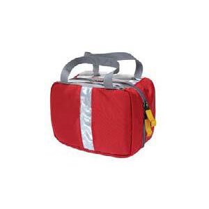 Borsa Porta Farmaci In Poliestere 600 D Rosso Per Contenere Farmaci Cm 15,2 X 20 X H 12,7