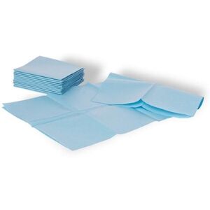 Vincal Telino Monouso Biaccoppiato Pp+pe, Cm. 45x32, Azzurro, Non Sterile Cf Da 100 Pz