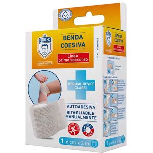 Dr Protect Benda Coesiva Traspirante Per Medicazione Ferite 6cm X 2m