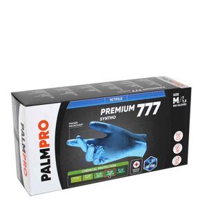 100 Guanti Nitrile Azzurro Icoguanti Palmpro Premium 777 Syntho Taglia M 7-7,5