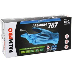 100 Guanti Nitrile Azzurro Icoguanti Palmpro Premium 767 Taglia M 7-7,5