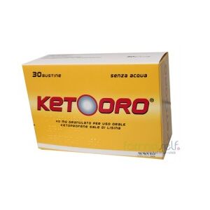 EG EUROGENERICI KETOORO 40mg KETOPROFENE 24 Bustine orosolubili