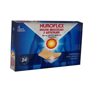 RECKITT BENCKISER NUROFLEX DOLORI MUSCOLARI *4 CEROTTI TRASDERMICI 200MG