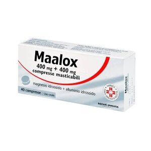 SANOFI SPA MAALOX*40 Compresse masticabile 400MG+400MG