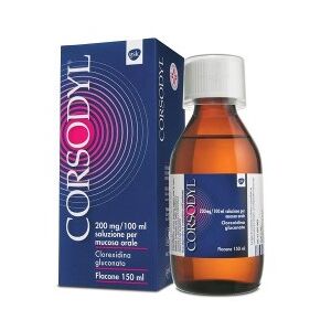 GLAXOSMITHKLINE C.HEALTH.Srl Corsodyl Soluzione 150ml 200mg/100ml Clorexidina