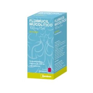 Zambon FLUIMUCIL Mucolitico Fluidificante Sciroppo 100mg /5 ml