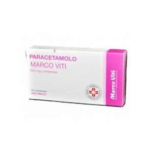 MARCO VITI SPA PARACETAMOLO MARCO VITI 20 COMPRESSE 500mg