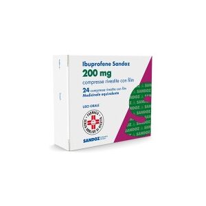 Sandoz Ibuprofene 24 Compresse rivestite con film 200mg