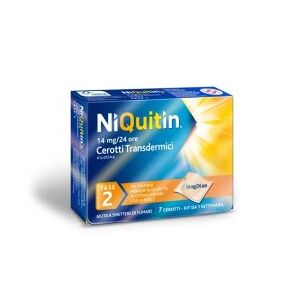 Chefaro Pharma Italia NiQuitin Fase 2 14mg/24H 7 Cerotti Trasdermici