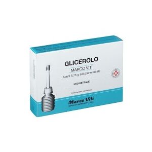 MARCO VITI SPA Glicerolo Adulti 6,75 g Soluzione Rettale 6 Microclismi Monodose