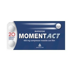 ANGELINI SpA MOMENT ACT 20 Compresse Rivestite 400 mg Ibuprofene