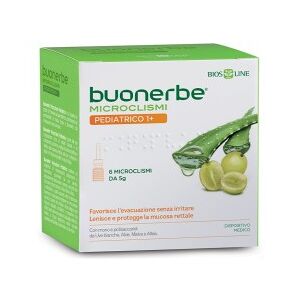 BIOS LINE SpA Buonerbe Microclismi Pediatrico 1+ 6 pezzi