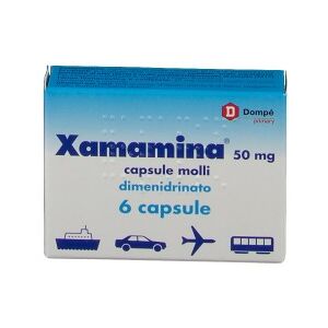 DOMPE' FARMACEUTICI SpA Xamamina Dimenidrinato 6 Capsule Molli