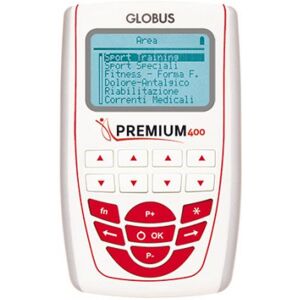 PREMIUM 400 - Globus G3551 - (4 canali) - Elettrostimolatore palmare per sportivi