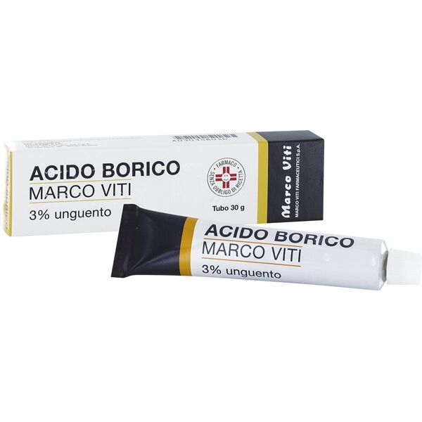 marco viti farmaceutici spa acido borico 3% unguento