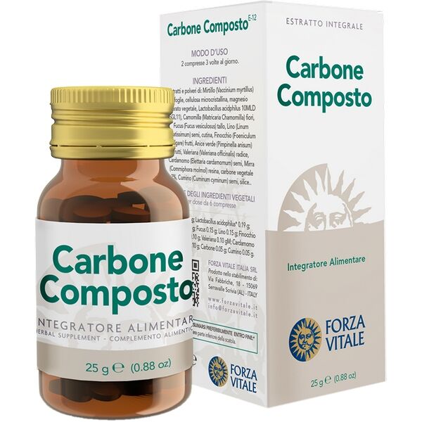 forza vitale italia srl carbone composto ecosol 60 compresse