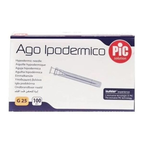 pikdare spa ago pic ipodermico sterile g25