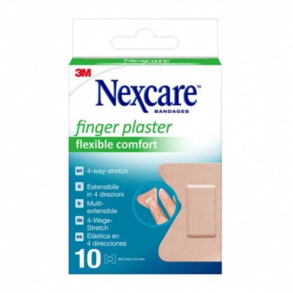 nexcare finger plaster flexible comfort 3m 10 cerotti 44,5x51cm