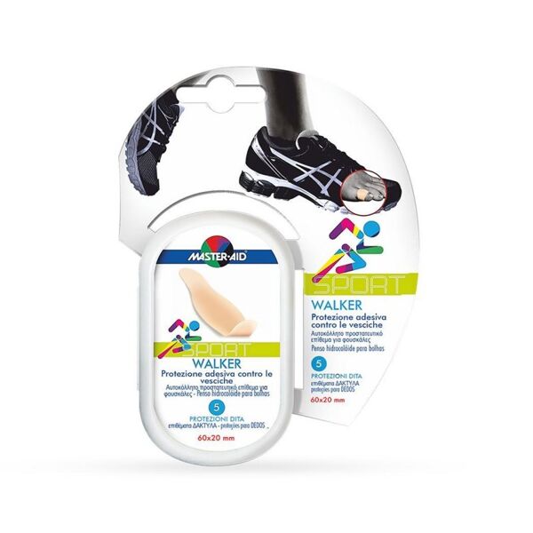 pietrasanta pharma spa master-aid® sport walker protezione adesiva contro le vesciche 5 protezioni dita