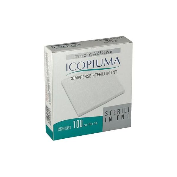 desa pharma srl garza compressa in tessuto non tessuto icopiuma adesiva 10x10 cm 100 pezzi