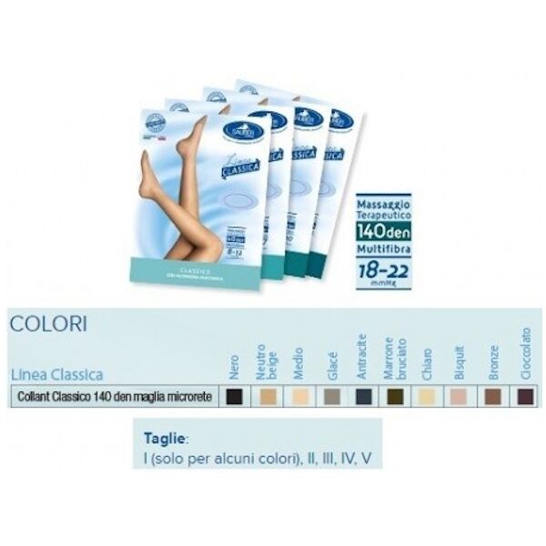 desa pharma srl sauber collant 140 denari maglia microrete bronze 3 linea classica