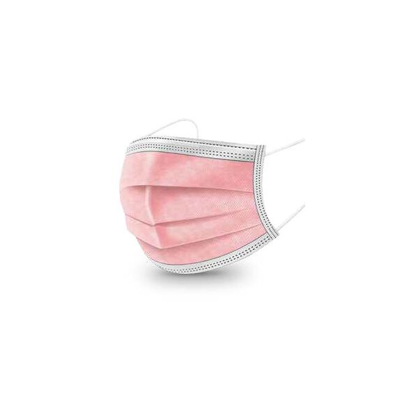 dispositivi anti-covid mascherina chir rosa 360mask 10p