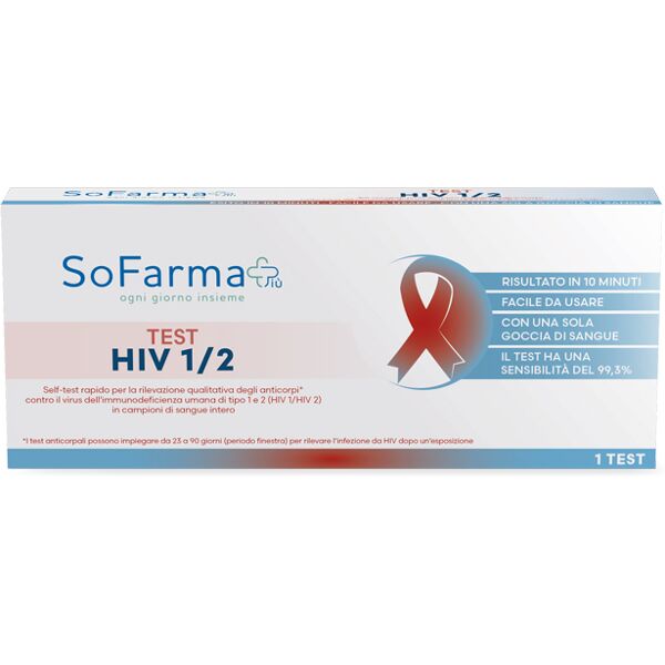 sofarmapiu' sf+ test hiv 1/2 autodiagn