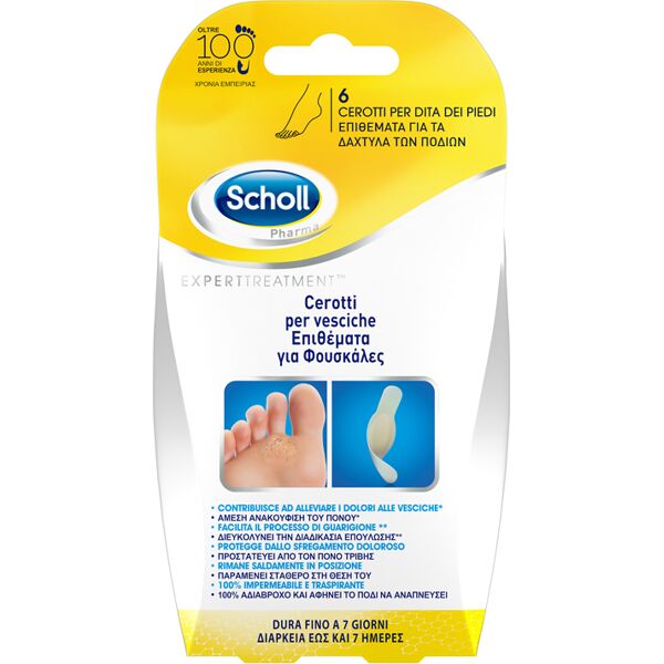 scholls scholl cer vesciche dita piedi