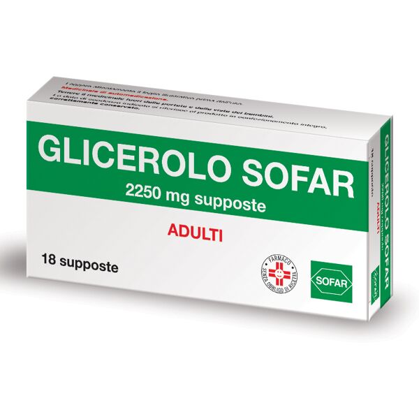 alfasigma paraf glicerolo * ad 18 supposte 2250 mg