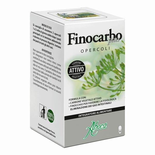 aboca spa societa' agricola finocarbo plus 50 opercoli 25 g