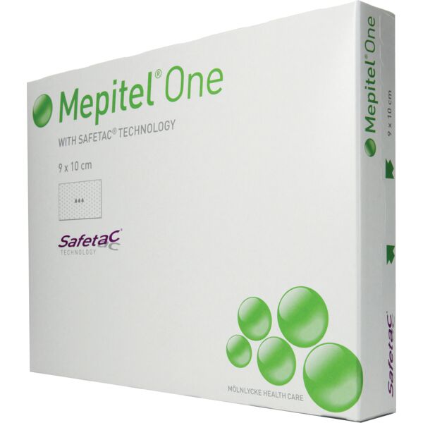 molnlycke health care srl mepitel one silic 5x7,5cm 10pz