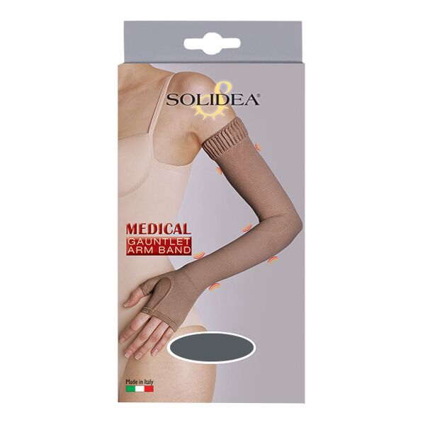 solidea by calzificio pinelli medical gauntlet armband camel xl